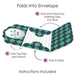 Big Dot Of Happiness Par-Tee Time - Golf - Fill-In Cards - Birthday Or Retirement Party Fold And Send Invitations - Set Of 8 -Aurora Party Sales GUEST 33b7f8fe 632f 492e a0e3 59deff7affe8