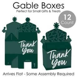 Big Dot Of Happiness Emerald Elegantly Simple - Treat Box Party Favors - Guest Party Favors Goodie Gable Boxes - Set Of 12 -Aurora Party Sales GUEST 33e59a16 5566 4218 b044 44d947acf8c0