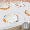 Big Dot Of Happiness Orange Grad - Best Is Yet To Come - Orange Graduation Party Round Table Decorations - Paper Chargers - Place Setting For 12