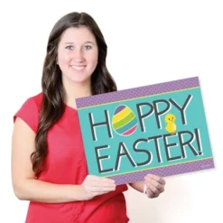 Big Dot Of Happiness Hippity Hoppity - Party Table Decorations - Easter Bunny Party Placemats - Set Of 16 -Aurora Party Sales GUEST 35661f29 4395 46d6 b186 acae0be518ef