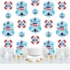 Big Dot Of Happiness Ahoy It's A Boy - Nautical Baby Shower DIY Dangler Backdrop - Hanging Vertical Decorations - 30 Pieces
