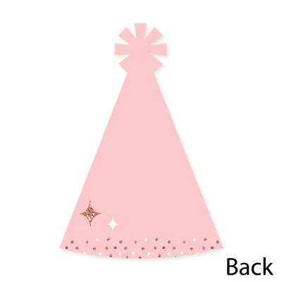 Big Dot Of Happiness Pink Rose Gold Birthday - Shaped Thank You Cards - Happy Birthday Party Thank You Note Cards With Envelopes - Set Of 12 3 Big Dot Of Happiness Pink Rose Gold Birthday - Shaped Thank You Cards - Happy Birthday Party Thank You Note Cards With Envelopes - Set Of 12 - Image 3