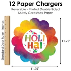 Big Dot Of Happiness Holi Hai - Festival Of Colors Party Round Table Decorations - Paper Chargers - Place Setting For 12 10 Big Dot Of Happiness Holi Hai - Festival Of Colors Party Round Table Decorations - Paper Chargers - Place Setting For 12 -Aurora Party Sales GUEST 3792e618 46b3 4186 9d6b 22d9c2647ffb