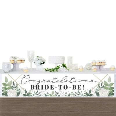 Big Dot Of Happiness Boho Botanical Bride - Greenery Bridal Shower And Wedding Party Decorations Party Banner 2 Big Dot Of Happiness Boho Botanical Bride - Greenery Bridal Shower And Wedding Party Decorations Party Banner - Image 2