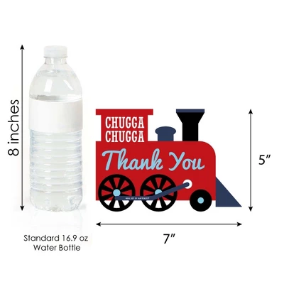 Big Dot Of Happiness Railroad Party Crossing - Shaped Thank You Cards - Steam Train Party Thank You Note Cards With Envelopes - Set Of 12 4 Big Dot Of Happiness Railroad Party Crossing - Shaped Thank You Cards - Steam Train Party Thank You Note Cards With Envelopes - Set Of 12 - Image 4