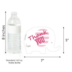 Big Dot Of Happiness Pink Elephant - Shaped Thank You Cards - Girl Baby Shower Or Birthday Party Thank You Note Cards With Envelopes - Set Of 12 -Aurora Party Sales GUEST 3999d6d9 b48f 40bb 97e8 95043c421e92