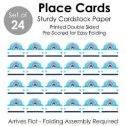 Big Dot Of Happiness Shark Zone - Jawsome Shark Party Or Birthday Party Tent Buffet Card - Table Setting Name Place Cards - Set Of 24 9 Big Dot Of Happiness Shark Zone - Jawsome Shark Party Or Birthday Party Tent Buffet Card - Table Setting Name Place Cards - Set Of 24 -Aurora Party Sales GUEST 39a232e8 8997 45b4 a736 cfdabc58e189