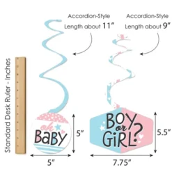 Big Dot Of Happiness Baby Gender Reveal - Team Boy Or Girl Party Hanging Decor - Party Decoration Swirls - Set Of 40 10 Big Dot Of Happiness Baby Gender Reveal - Team Boy Or Girl Party Hanging Decor - Party Decoration Swirls - Set Of 40 -Aurora Party Sales GUEST 39e4d5ab 6969 4eba 9ebc 68d67848ab5f