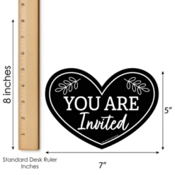 Big Dot Of Happiness Mr. And Mrs. - Shaped Fill-In Invitations - Black And White Wedding Or Bridal Shower Invitation Cards With Envelopes - Set Of 12 8 Big Dot Of Happiness Mr. And Mrs. - Shaped Fill-In Invitations - Black And White Wedding Or Bridal Shower Invitation Cards With Envelopes - Set Of 12 -Aurora Party Sales GUEST 3a1a9042 e3fd 46cd a500 cebcbca743a1