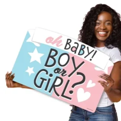 Big Dot Of Happiness Baby Gender Reveal - Team Boy Or Girl Party Yard Sign Lawn Decorations - Oh Baby Boy Or Girl Party Yardy Sign -Aurora Party Sales GUEST 3a22a403 dfa3 4ee0 a619 79ac0fef0a4f