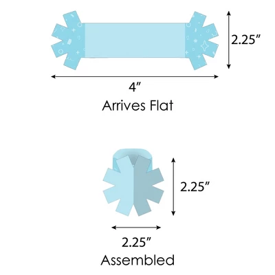 Big Dot Of Happiness Blue Confetti Stars - Simple Party Paper Napkin Holder - Napkin Rings - Set Of 24 7 Big Dot Of Happiness Blue Confetti Stars - Simple Party Paper Napkin Holder - Napkin Rings - Set Of 24 - Image 7