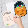 Big Dot Of Happiness Trick Or Treat - Shaped Thank You Cards - Halloween Party Thank You Note Cards With Envelopes - Set Of 12