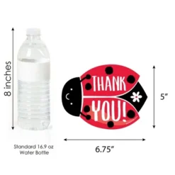 Big Dot Of Happiness Happy Little Ladybug - Shaped Thank You Cards - Baby Shower Or Birthday Party Thank You Note Cards With Envelopes - Set Of 12 -Aurora Party Sales GUEST 3af8ee87 39b8 4675 a2e8 11aafe5d87f3