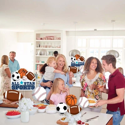 Big Dot Of Happiness Go, Fight, Win - Sports - Baby Shower Or Birthday Party Centerpiece Sticks - Showstopper Table Toppers - 35 Pieces 3 Big Dot Of Happiness Go, Fight, Win - Sports - Baby Shower Or Birthday Party Centerpiece Sticks - Showstopper Table Toppers - 35 Pieces - Image 3