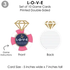 Big Dot Of Happiness Last Sail Before The Veil - 4 Nautical Bridal Shower Games - 10 Cards Each - Gamerific Bundle -Aurora Party Sales GUEST 3cb09d2a 8aec 4068 96ba f7ce50ed14ae