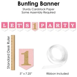 Big Dot Of Happiness 1st Birthday Girl - Fun To Be One - First Birthday Party Supplies Decoration Kit - Decor Galore Party Pack - 51 Pieces -Aurora Party Sales GUEST 3d0b3b54 ef52 4fc6 bef2 f450014db2c9