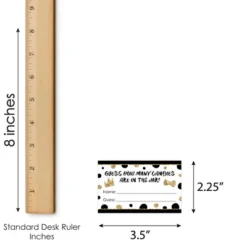 Big Dot Of Happiness 1st Birthday Little Mr. Onederful - How Many Candies Boy First Birthday Party Game - 1 Stand And 40 Cards - Candy Guessing Game -Aurora Party Sales GUEST 3e90c0e6 57cb 4502 9945 3728dcbdc8ad
