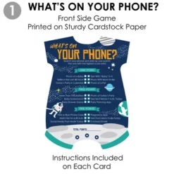 Big Dot Of Happiness Blast Off To Outer Space - 2-in-1 Rocket Ship Baby Shower Cards - Activity Duo Games - Set Of 20 -Aurora Party Sales GUEST 3f0ddcb6 6e1f 4423 bb9d dc12df23d948