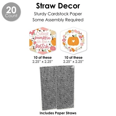 Big Dot Of Happiness Girl Little Pumpkin - Fall Birthday Party Or Baby Shower Favors And Cupcake Kit - Fabulous Favor Party Pack - 100 Pieces 6 Big Dot Of Happiness Girl Little Pumpkin - Fall Birthday Party Or Baby Shower Favors And Cupcake Kit - Fabulous Favor Party Pack - 100 Pieces - Image 6