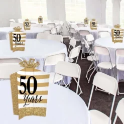Big Dot Of Happiness We Still Do - 50th Wedding Anniversary - Table Decorations - Anniversary Party Fold And Flare Centerpieces - 10 Count -Aurora Party Sales GUEST 3f8b06e8 9c84 4f09 a14c 6f2477d8db44
