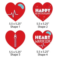 Big Dot Of Happiness Happy Heartiversary - Hearts Decorations DIY CHD Awareness Essentials - Set Of 20 9 Big Dot Of Happiness Happy Heartiversary - Hearts Decorations DIY CHD Awareness Essentials - Set Of 20 -Aurora Party Sales GUEST 3f945438 3a55 4294 8567 f39531516845