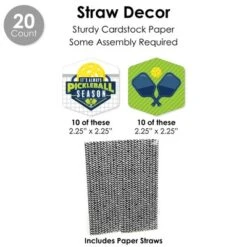 Big Dot Of Happiness Let’s Rally - Pickleball - Birthday Or Retirement Party Favors And Cupcake Kit - Fabulous Favor Party Pack - 100 Pieces -Aurora Party Sales GUEST 3f9d8694 9fa4 40ed adb1 cabeab70600b