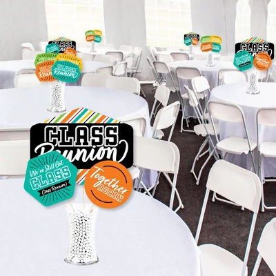 Big Dot Of Happiness Still Got Class - High School Reunion Party Centerpiece Sticks - Showstopper Table Toppers - 35 Pieces 1 Big Dot Of Happiness Still Got Class - High School Reunion Party Centerpiece Sticks - Showstopper Table Toppers - 35 Pieces