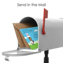 Big Dot Of Happiness Farm Animals - Fill-In Cards - Barnyard Baby Shower Or Birthday Party Fold And Send Invitations - Set Of 8 -Aurora Party Sales GUEST 3fe226d2 1180 45d9 ab92 0c961e7f44ba