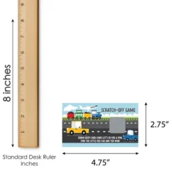 Big Dot Of Happiness Cars, Trains, And Airplanes - Transportation Birthday Party Game Scratch Off Cards - 22 Count -Aurora Party Sales GUEST 3ff27a32 465d 4027 9f8f d09607fb094f