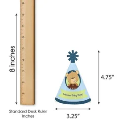 Big Dot Of Happiness Baby Boy Teddy Bear - Mini Cone Baby Shower Party Hats - Small Little Party Hats - Set Of 8 -Aurora Party Sales GUEST 419afe10 0c70 4a90 8c4d 2f14e53648f9