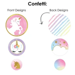 Big Dot Of Happiness Rainbow Unicorn - Magical Unicorn Baby Shower Or Birthday Party Decor And Confetti - Terrific Table Centerpiece Kit - Set Of 30 9 Big Dot Of Happiness Rainbow Unicorn - Magical Unicorn Baby Shower Or Birthday Party Decor And Confetti - Terrific Table Centerpiece Kit - Set Of 30 -Aurora Party Sales GUEST 41c94ff9 f723 425c acad 596338245892