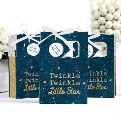 Big Dot Of Happiness Twinkle Twinkle Little Star - Baby Shower Or Birthday Party Favor Boxes - Set Of 12 2 Big Dot Of Happiness Twinkle Twinkle Little Star - Baby Shower Or Birthday Party Favor Boxes - Set Of 12 - Image 2