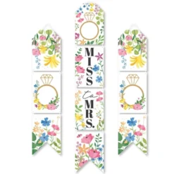 Big Dot Of Happiness Wildflowers Bride - Hanging Vertical Paper Boho Floral Bridal Shower And Wedding Party Wall Decoration Kit - Indoor Door Décor -Aurora Party Sales GUEST 43e945fc db43 440c b5c3 c8b827e535da