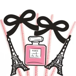 Big Dot Of Happiness Paris, Ooh La La - Paris Themed Paper Straw Decor - Baby Shower Or Birthday Party Striped Decorative Straws - Set Of 24 7 Big Dot Of Happiness Paris, Ooh La La - Paris Themed Paper Straw Decor - Baby Shower Or Birthday Party Striped Decorative Straws - Set Of 24 -Aurora Party Sales GUEST 43ff8eab 6afa 43e9 b147 f033c86c51ee