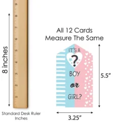 Big Dot Of Happiness Girl Baby Gender Reveal - Party Game Pickle Cards - Team Boy Or Girl Pull Tabs - Set Of 12 5 Big Dot Of Happiness Girl Baby Gender Reveal - Party Game Pickle Cards - Team Boy Or Girl Pull Tabs - Set Of 12 -Aurora Party Sales GUEST 448f9793 6b02 41ef 932b 18cdbe24bd34