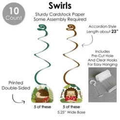 Big Dot Of Happiness Forest Hedgehogs - Woodland Birthday Party Or Baby Shower Supplies Decoration Kit - Decor Galore Party Pack - 51 Pieces -Aurora Party Sales GUEST 45f25ec6 92c3 49a1 b1e3 19d12775524c