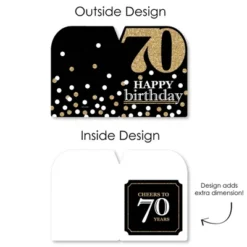 Big Dot Of Happiness Adult 70th Birthday - Gold - Happy Birthday Giant Greeting Card - Big Shaped Jumborific Card 8 Big Dot Of Happiness Adult 70th Birthday - Gold - Happy Birthday Giant Greeting Card - Big Shaped Jumborific Card -Aurora Party Sales GUEST 464265c5 0abb 4f32 9fe2 b18c688c06fc