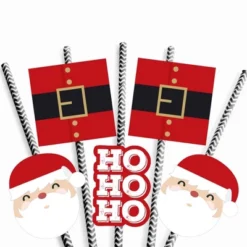 Big Dot Of Happiness Jolly Santa Claus Paper Straw Decor - Christmas Party Striped Decorative Straws - Set Of 24 7 Big Dot Of Happiness Jolly Santa Claus Paper Straw Decor - Christmas Party Striped Decorative Straws - Set Of 24 -Aurora Party Sales GUEST 479ef5a7 6d9b 4e0f b19d 536db29791ea