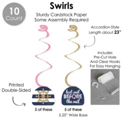 Big Dot Of Happiness Last Sail Before The Veil - Nautical Bachelorette And Bridal Shower Supplies Decoration Kit - Decor Galore Party Pack - 51 Pieces -Aurora Party Sales GUEST 48073a49 2761 4405 ba31 c970aeb39c69