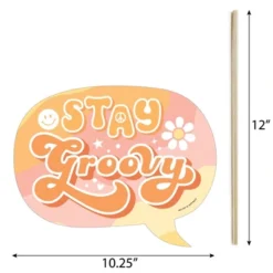 Big Dot Of Happiness Funny Stay Groovy - Boho Hippie Party Photo Booth Props Kit - 10 Piece 5 Big Dot Of Happiness Funny Stay Groovy - Boho Hippie Party Photo Booth Props Kit - 10 Piece -Aurora Party Sales GUEST 48819b73 d8ff 4f36 972e c102c0206dcd