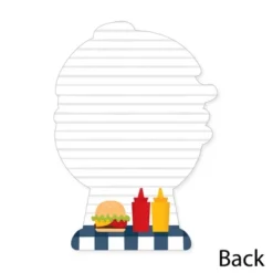 Big Dot Of Happiness Fire Up The Grill - Shaped Thank You Cards - Summer BBQ Picnic Party Thank You Note Cards With Envelopes - Set Of 12 -Aurora Party Sales GUEST 48c45b48 2921 4098 ba34 b8c2ed7f5d4e