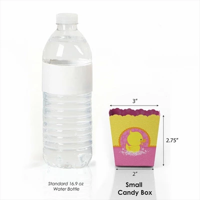 Big Dot Of Happiness Pink Ducky Duck - Party Mini Favor Boxes - Girl Baby Shower Or Birthday Party Treat Candy Boxes - Set Of 12 1 Big Dot Of Happiness Pink Ducky Duck - Party Mini Favor Boxes - Girl Baby Shower Or Birthday Party Treat Candy Boxes - Set Of 12