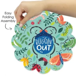 Big Dot Of Happiness Buggin' Out - Bugs Birthday Party Round Table Decorations - Paper Chargers - Place Setting For 12 -Aurora Party Sales GUEST 492b5680 1bfc 4216 9d43 5f317174b9b8