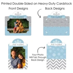 Big Dot Of Happiness Winter Wonderland - Snowflake Holiday Party And Winter Wedding Picture Centerpiece Sticks - Photo Table Toppers - 15 Pieces -Aurora Party Sales GUEST 493fbb2b 64a3 4873 a715 29c5a944780e