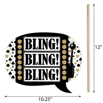 Big Dot Of Happiness Funny Vegas Before Vows - Las Vegas Bridal Shower Or Bachelorette Party Photo Booth Props Kit - 10 Piece 3 Big Dot Of Happiness Funny Vegas Before Vows - Las Vegas Bridal Shower Or Bachelorette Party Photo Booth Props Kit - 10 Piece - Image 3