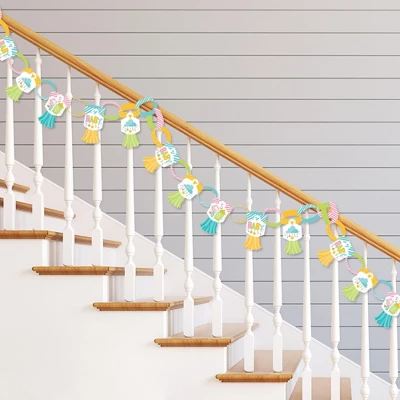 Big Dot Of Happiness Colorful Baby Shower - 90 Chain Links And 30 Paper Tassels Decoration Kit - Gender Neutral Party Paper Chains Garland - 21 Feet 1 Big Dot Of Happiness Colorful Baby Shower - 90 Chain Links And 30 Paper Tassels Decoration Kit - Gender Neutral Party Paper Chains Garland - 21 Feet