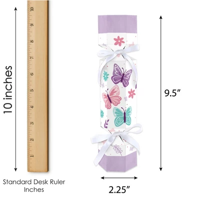 Big Dot Of Happiness Beautiful Butterfly - No Snap Floral Baby Shower Or Birthday Party Table Favors - DIY Cracker Boxes - Set Of 12 6 Big Dot Of Happiness Beautiful Butterfly - No Snap Floral Baby Shower Or Birthday Party Table Favors - DIY Cracker Boxes - Set Of 12 - Image 6