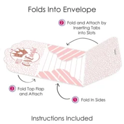 Big Dot Of Happiness 1st Birthday Little Miss Onederful - Fill-In Cards - Girl First Birthday Party Fold And Send Invitations - Set Of 8 -Aurora Party Sales GUEST 4ce9af66 c372 4e43 ab33 b2c54e34a155