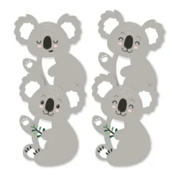 Big Dot Of Happiness Koala Cutie - Waving Koala Decorations DIY Bear Birthday Party And Baby Shower Essentials - Set Of 20