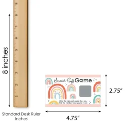 Big Dot Of Happiness Hello Rainbow - Boho Baby Shower And Birthday Party Game Scratch Off Cards - 22 Count -Aurora Party Sales GUEST 4e063c0c fe21 4db6 bc7d ed3e41a4823b